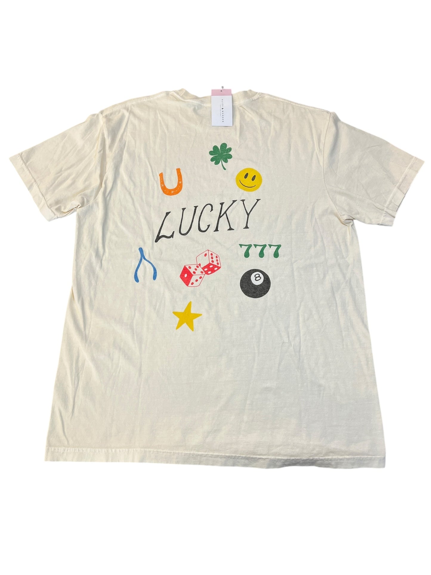 Top Ss By Clothes Mentor In Cream, Size:L