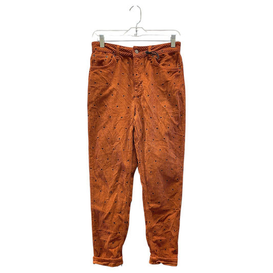 Pants Corduroy By Top Shop In Orange, Size:6