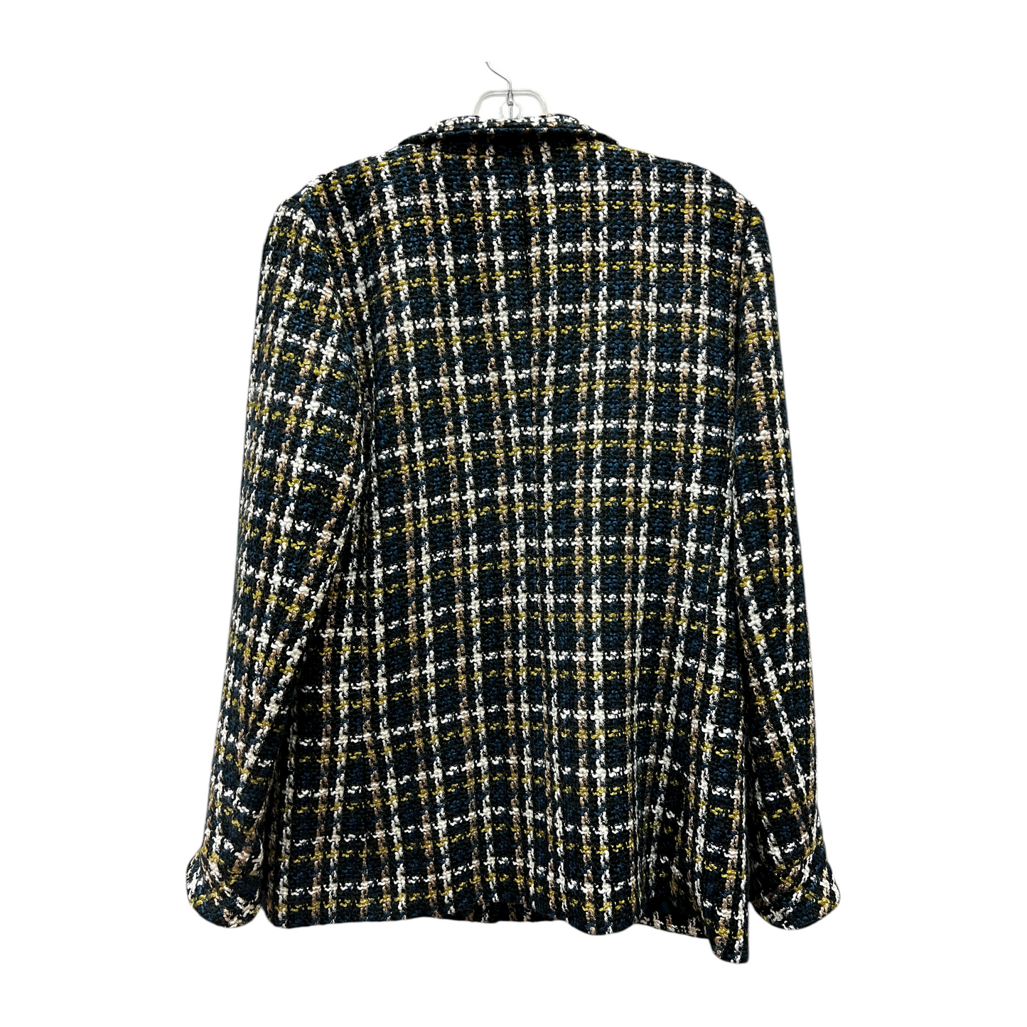 Blazer By Ann Taylor In Blue & Gold, Size:Xs