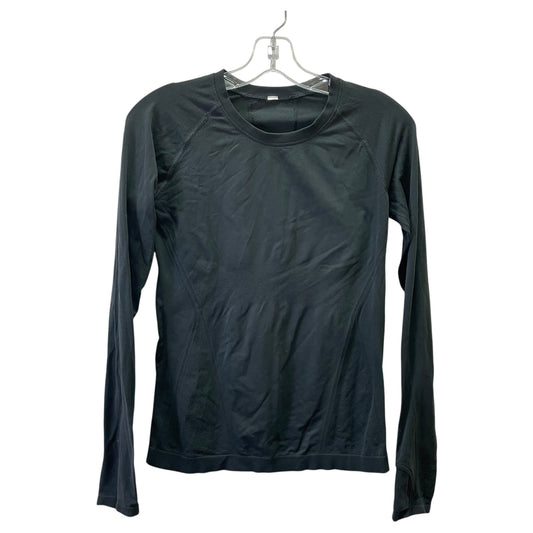 Athletic Top Ls Crewneck By Lululemon In Black, Size:S