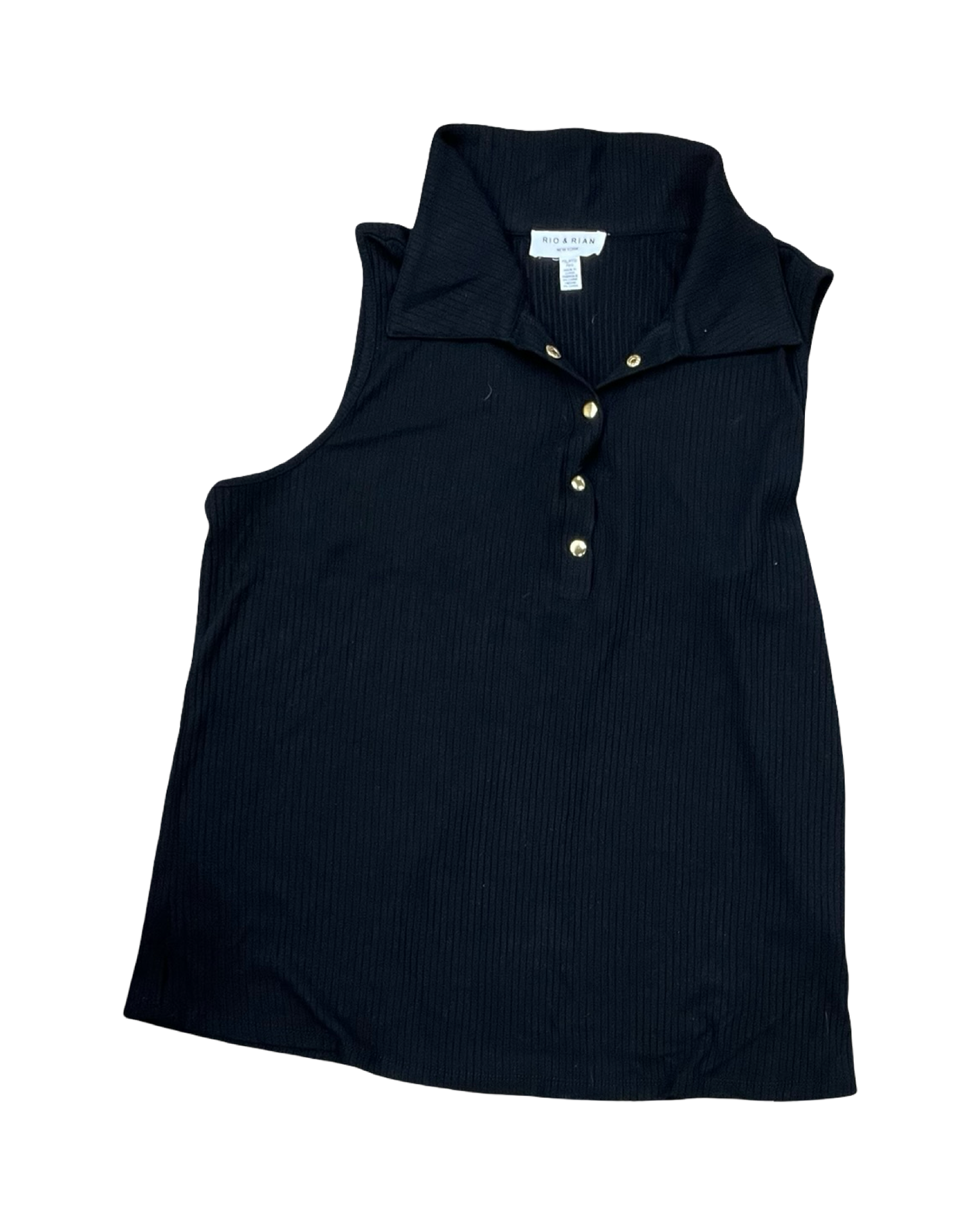 Top Sleeveless By Clothes Mentor In Black, Size:Xlp