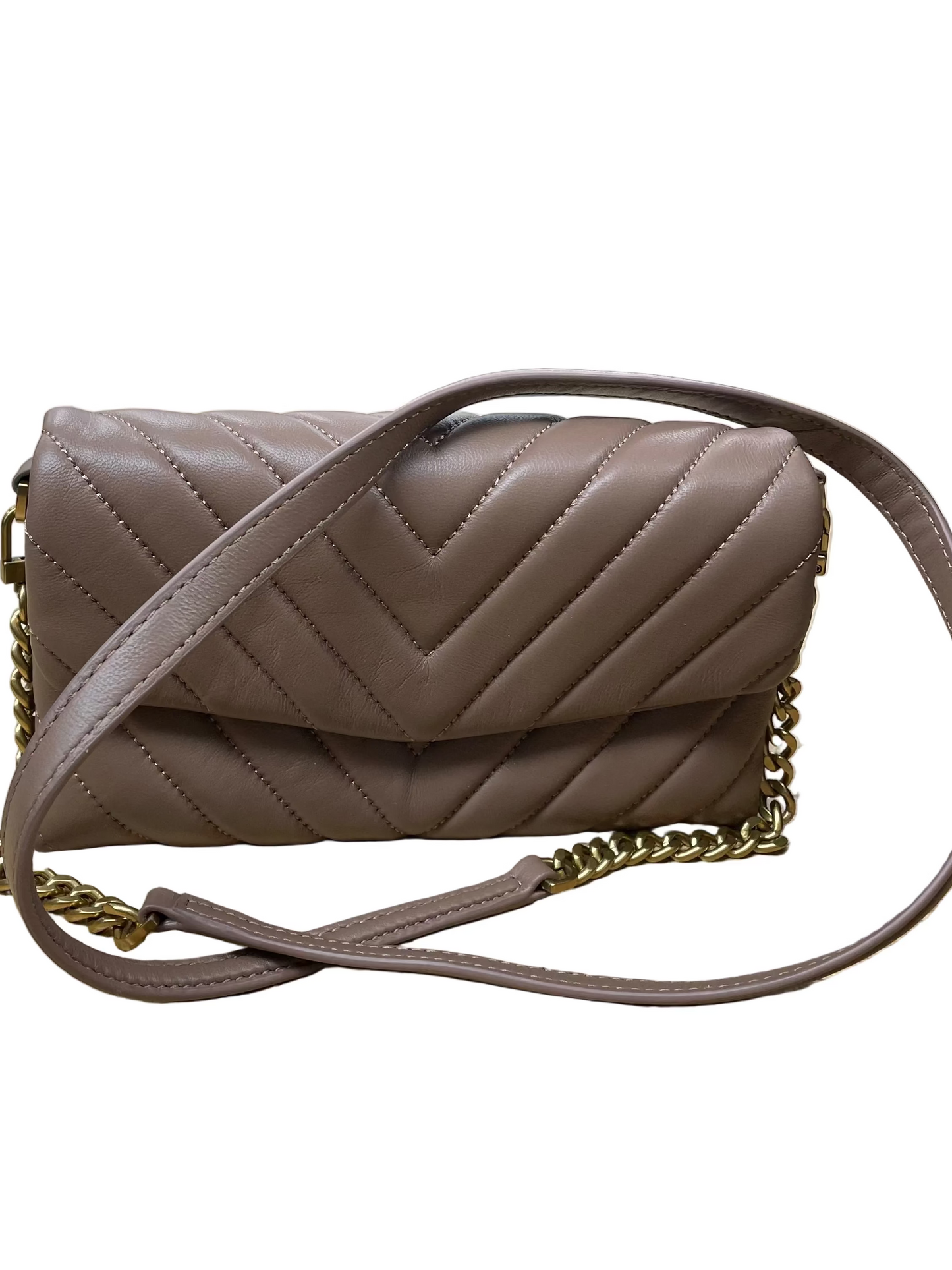 Crossbody By Quince In Taupe, Size:Small