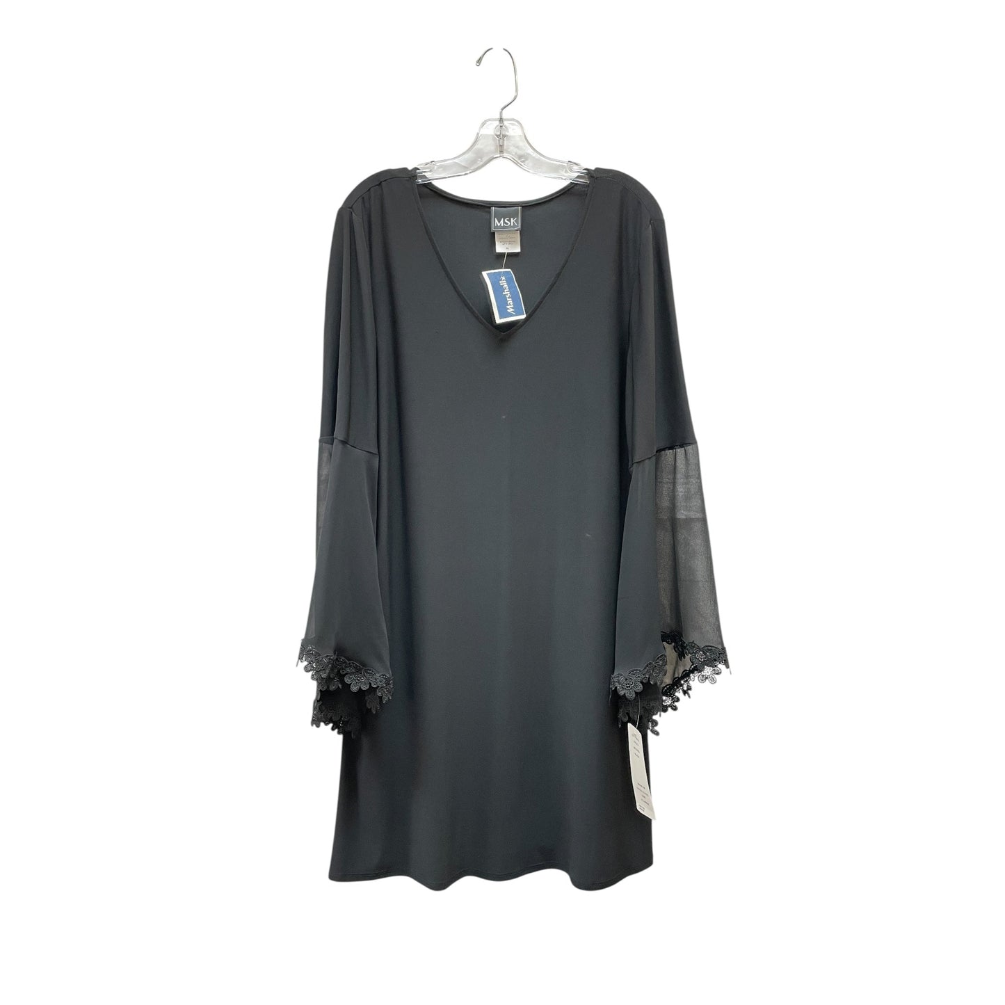 Dress Party Midi By Msk In Black, Size:Xl