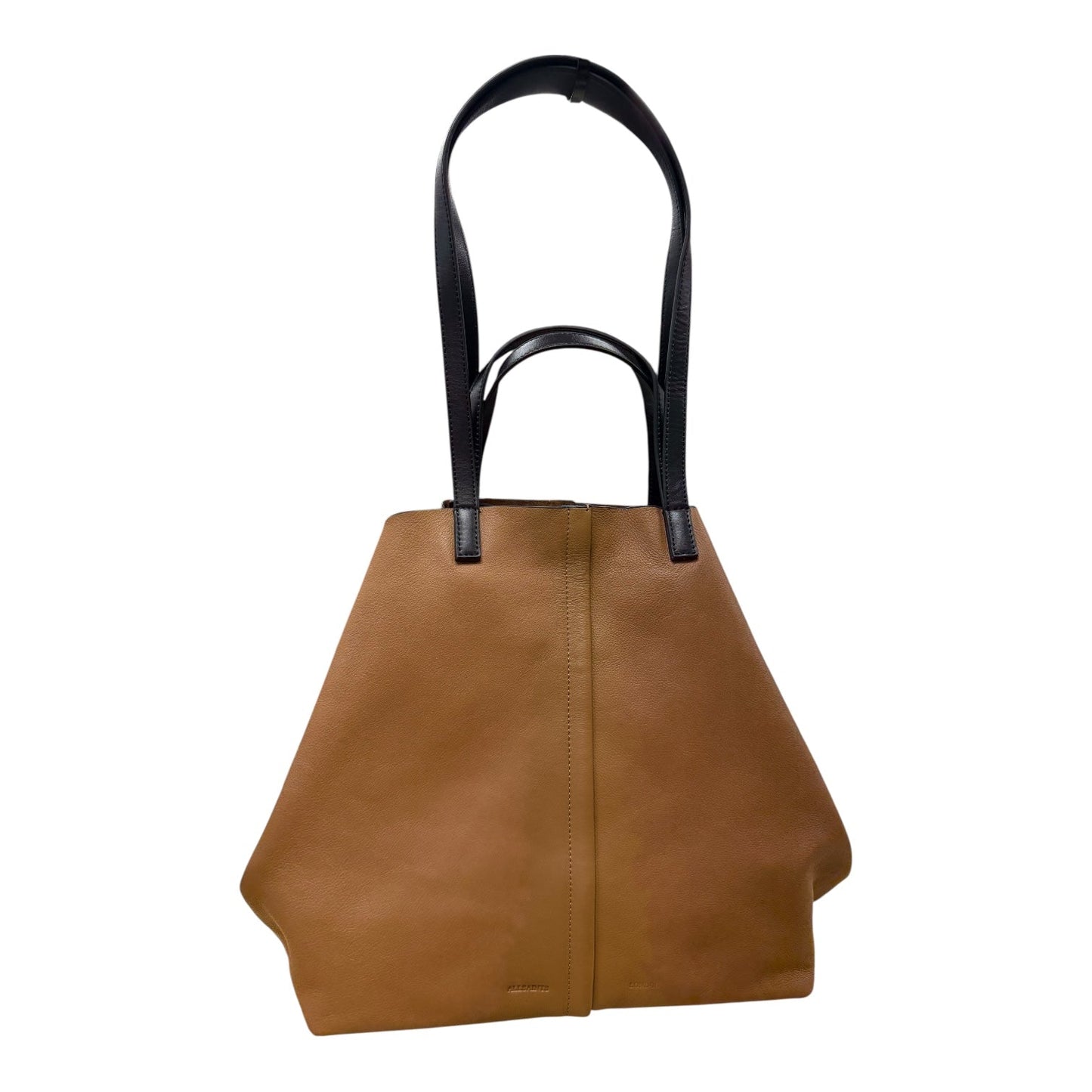 Handbag Leather By allsaints In Brown, Size:Large