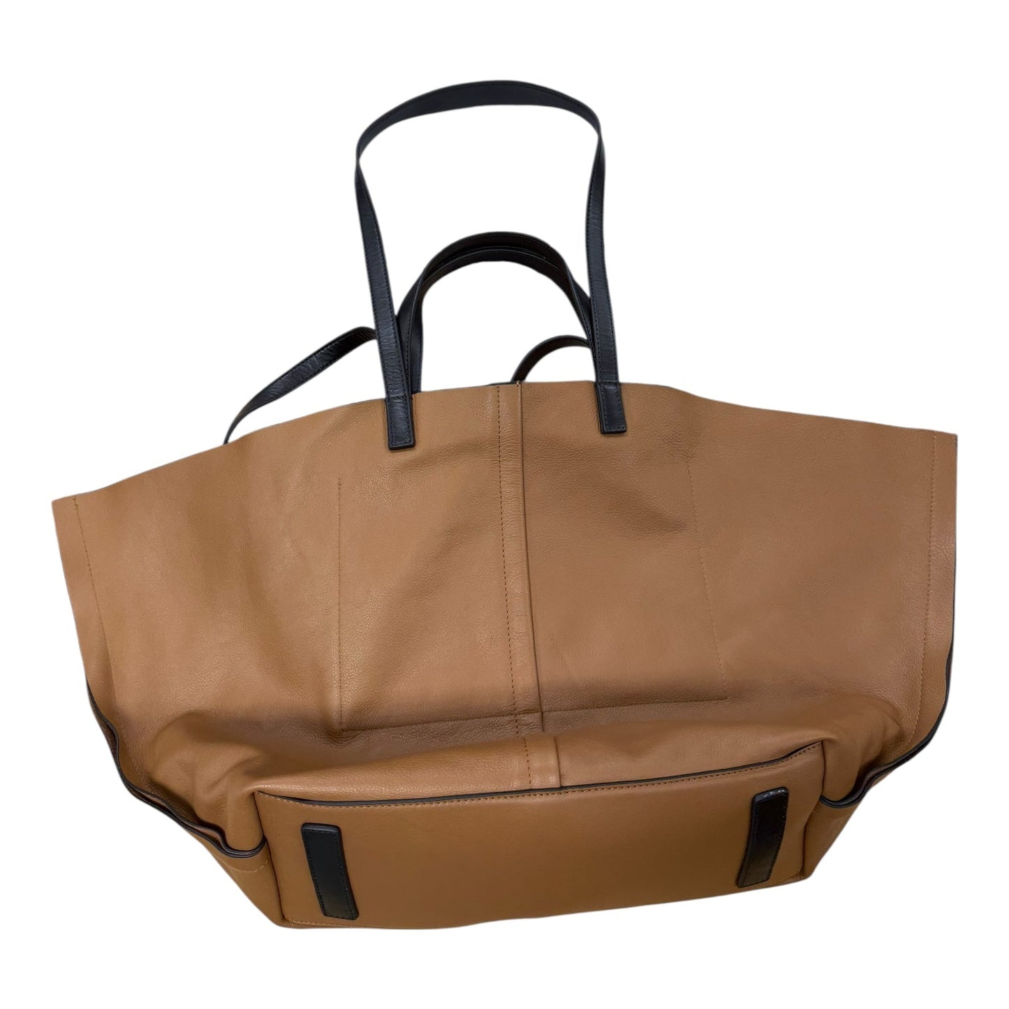 Handbag Leather By allsaints In Brown, Size:Large