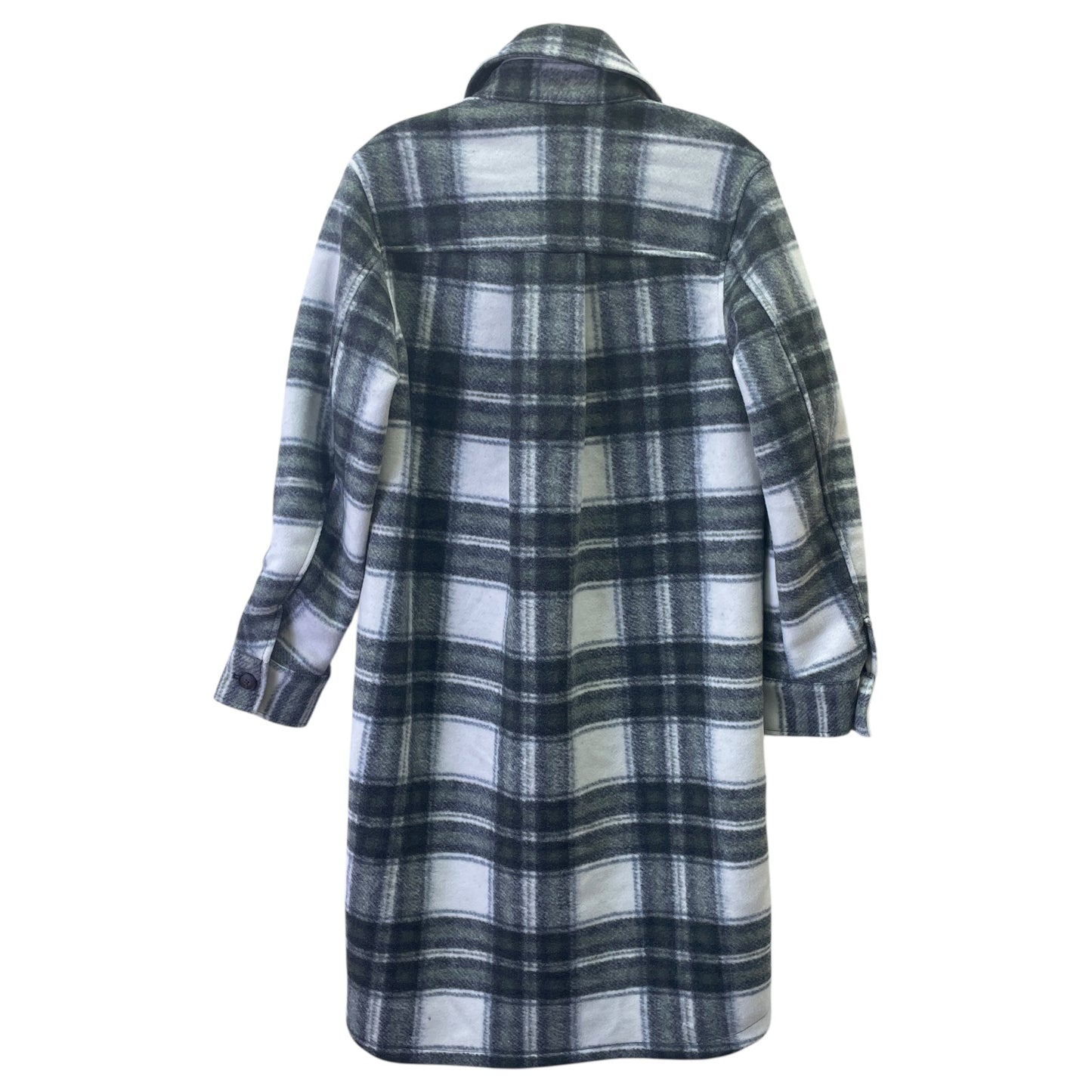 Coat Other By H&M In Green & Grey, Size:Xs