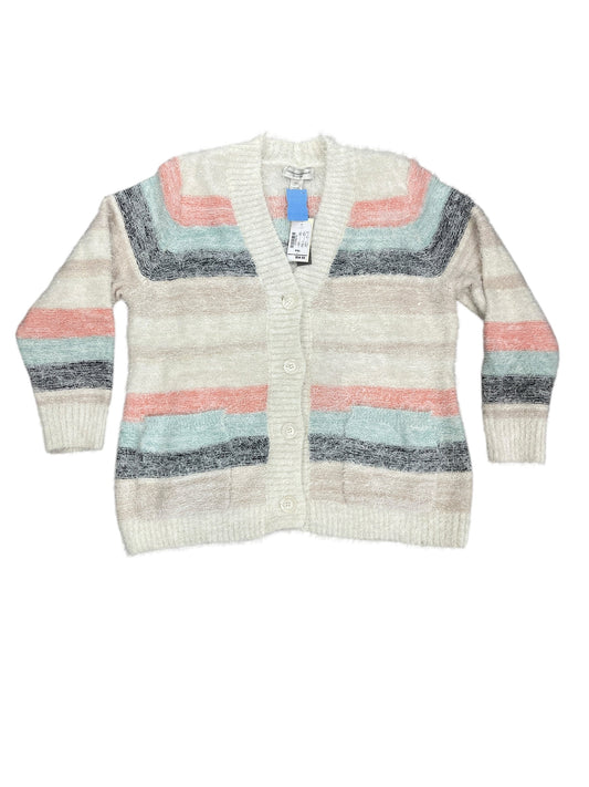 Cardigan By Christopher And Banks In White, Size:Xlp