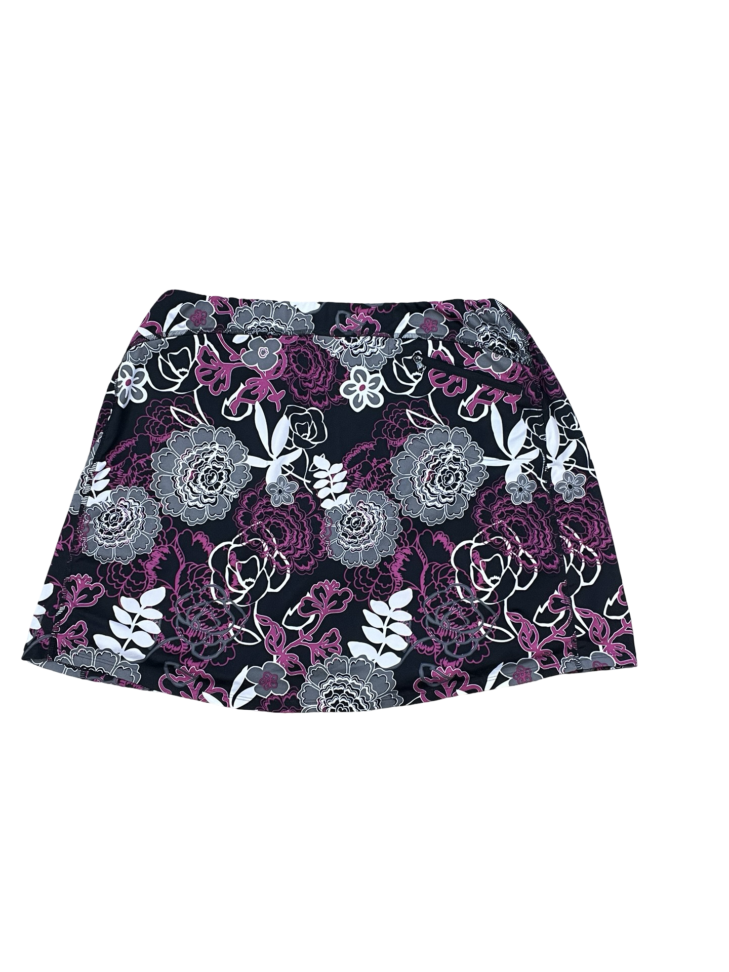 Skort By Clothes Mentor In Black & Pink, Size:Xl