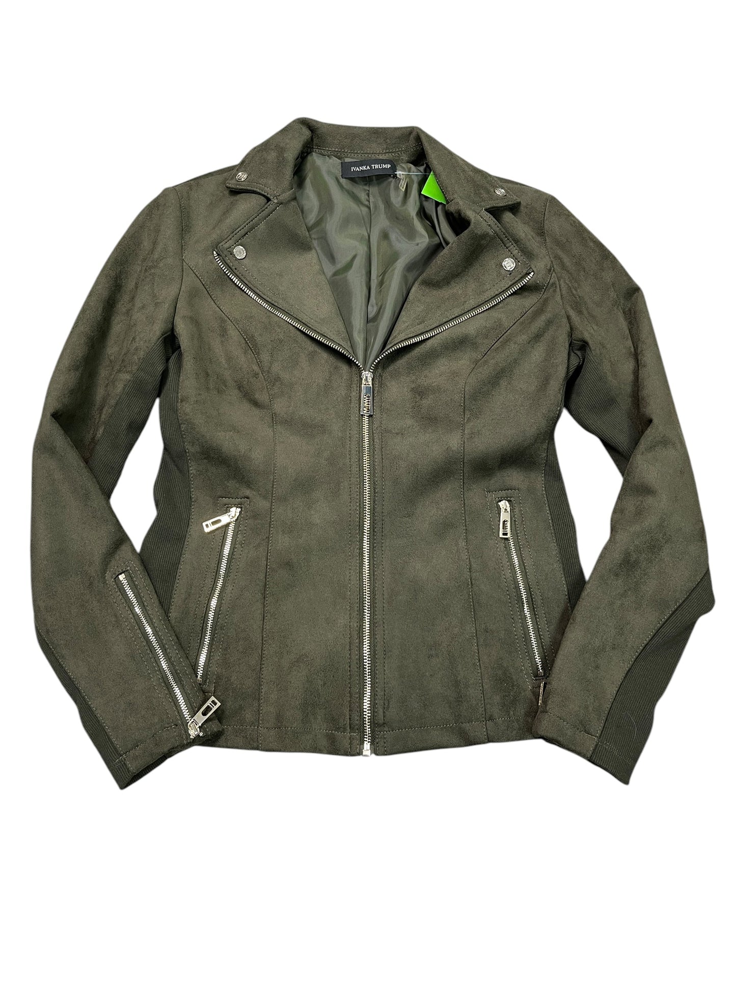Jacket Moto By Ivanka Trump In Green, Size:S