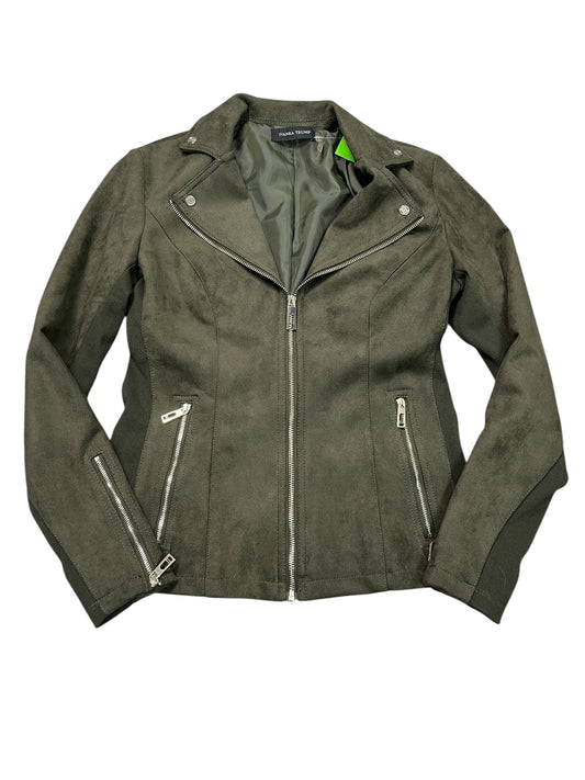 Jacket Moto By Ivanka Trump In Green, Size:S