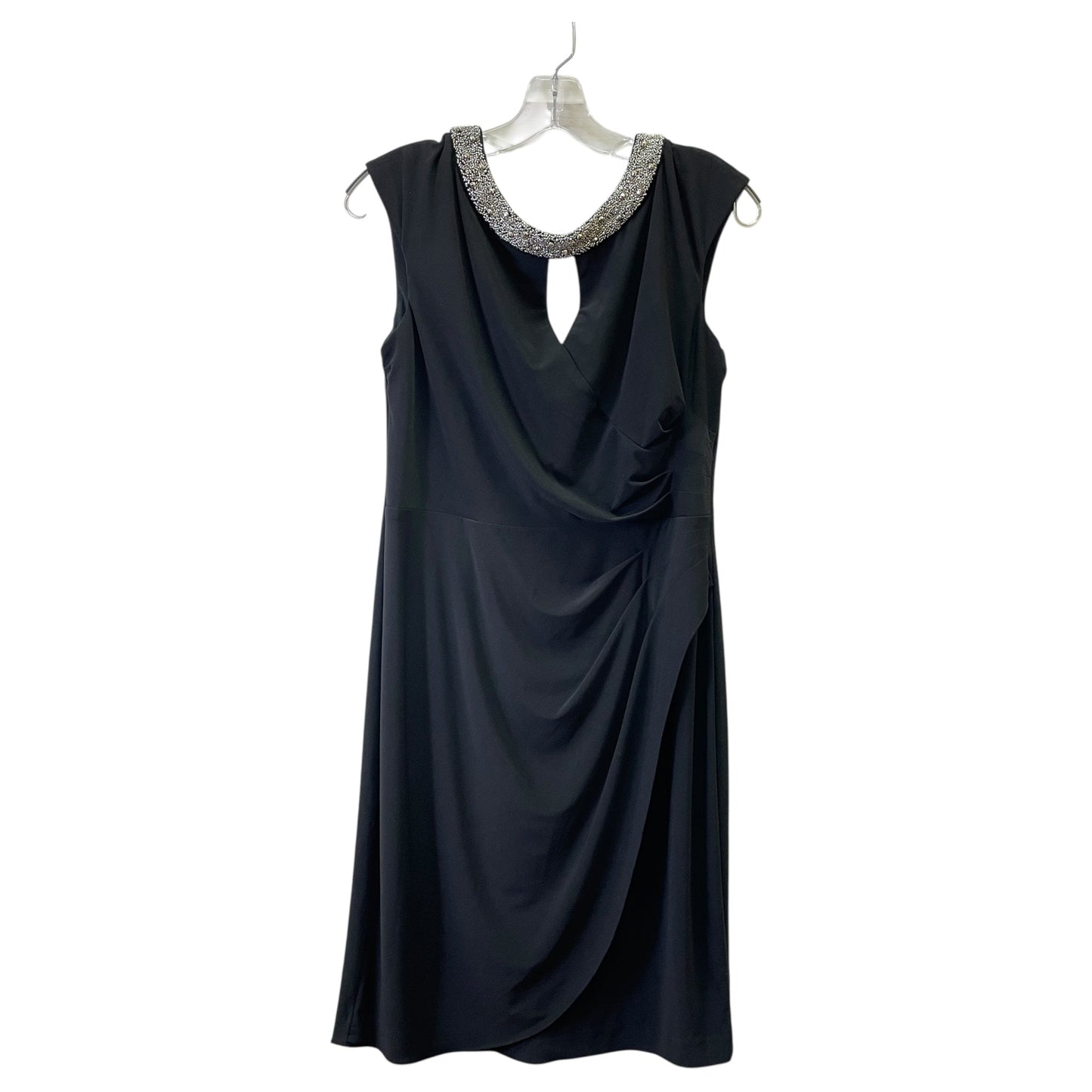 Dress Casual Midi By Alex Evenings In Black, Size:10