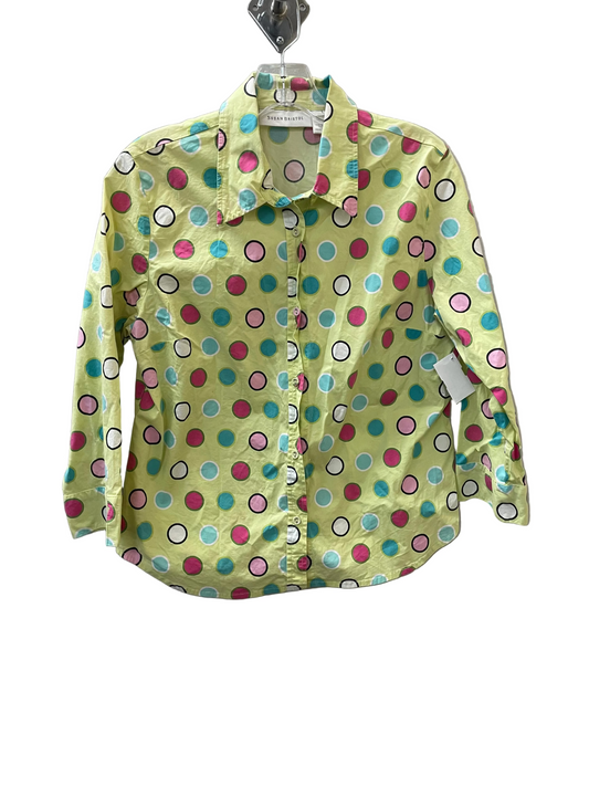 Top Ls By Susan Bristol In Yellow, Size:L