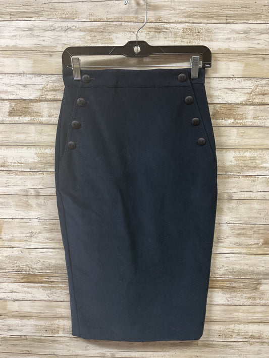 Skirt Designer By Max Mara In Blue, Size:2