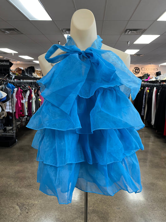 Top Sleeveless By Clothes Mentor In Blue, Size:L