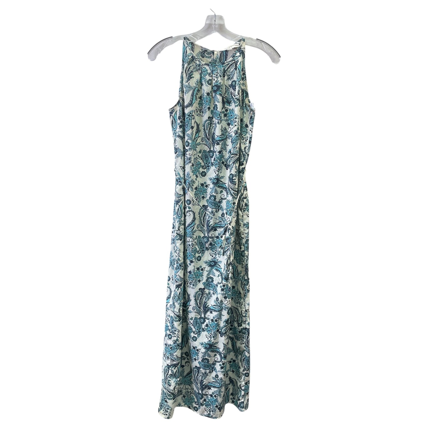 Dress Casual Maxi By Loft In Blue & White, Size:4P