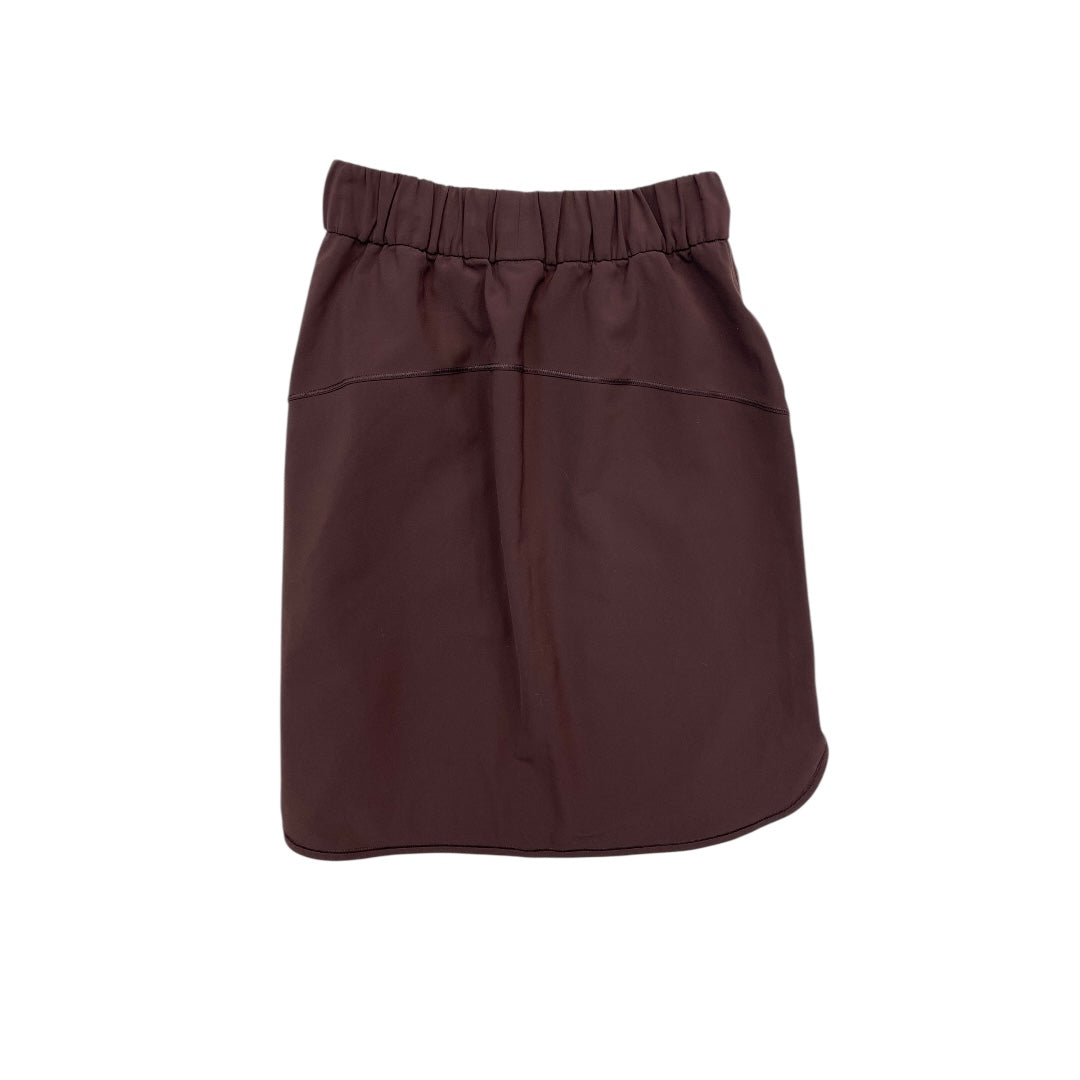 Athletic Skirt By Lululemon In Brown, Size:S