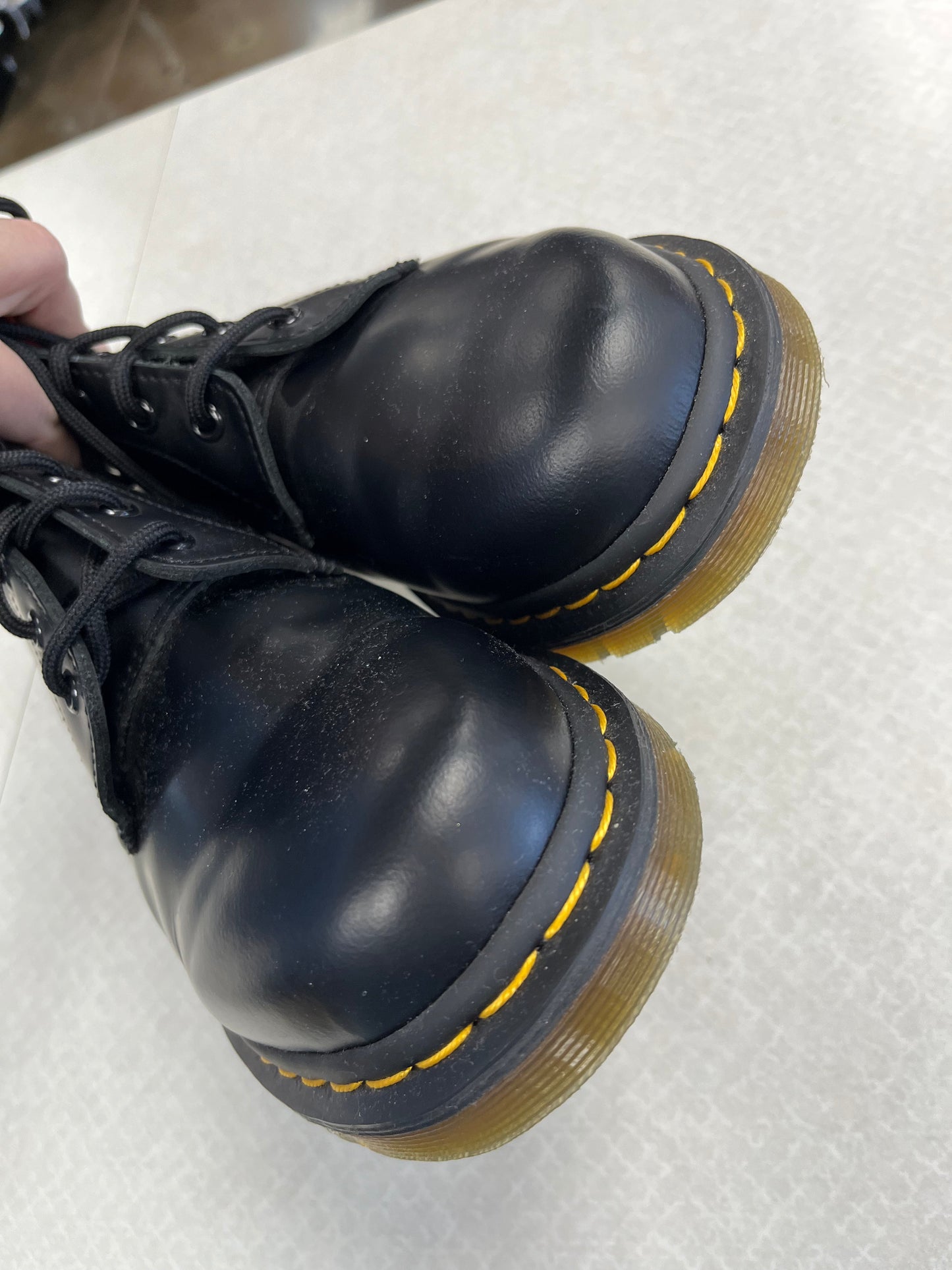 Boots Ankle Flats By Dr Martens In Black, Size:11