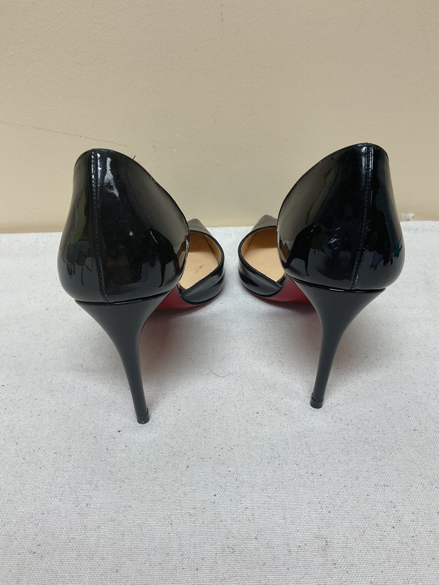 Shoes Luxury Designer By Christian Louboutin In Black, Size:5.5
