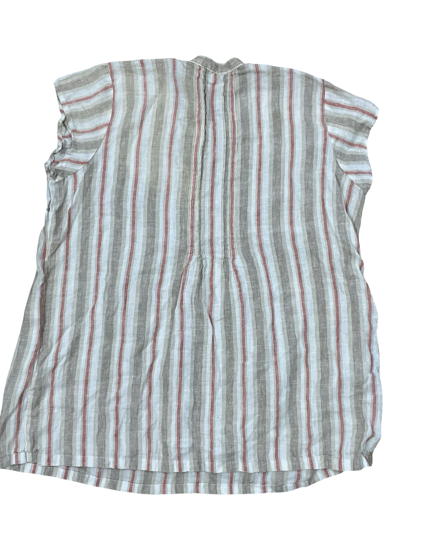 Top Ss Basic By Clothes Mentor In Tan, Size:L