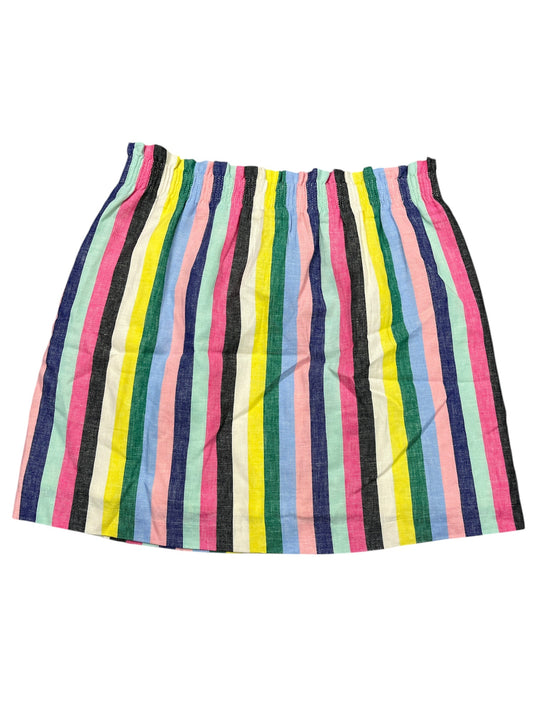 Skirt Mini & Short By J. Crew In Striped Pattern, Size:M