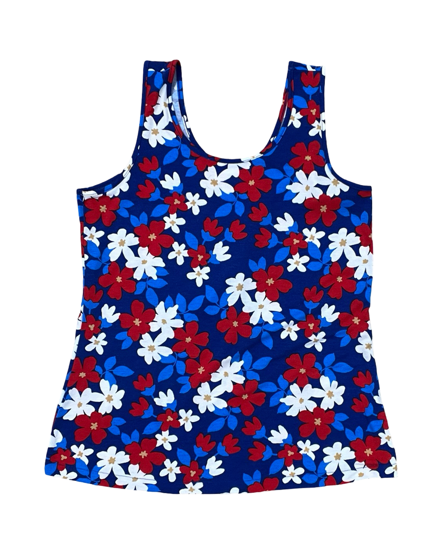 Tank Top By Lularoe In Blue & Red, Size:Xxs