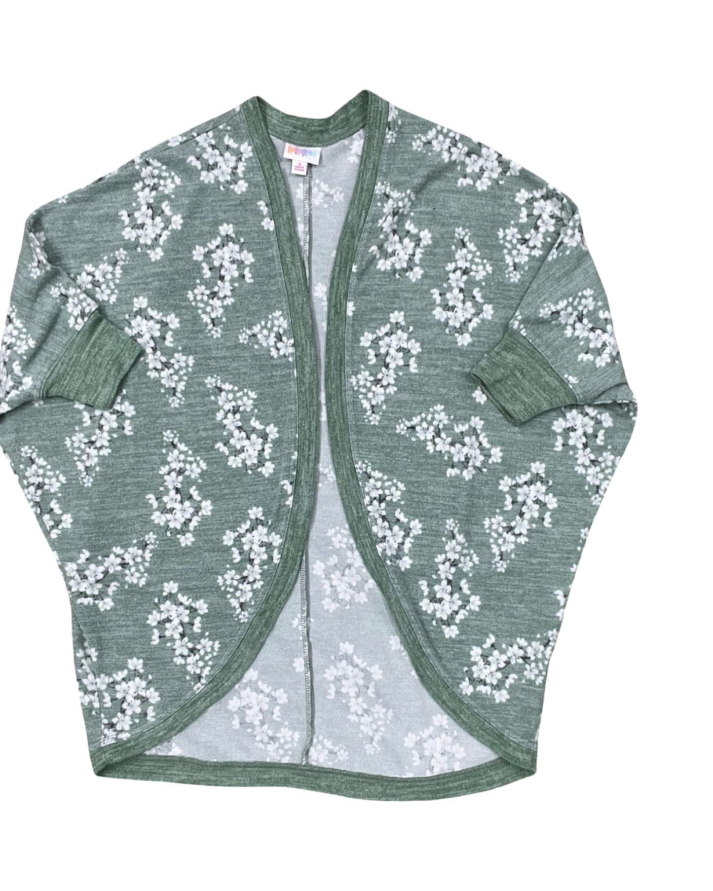 Sweater Cardigan By Lularoe In Green, Size:S