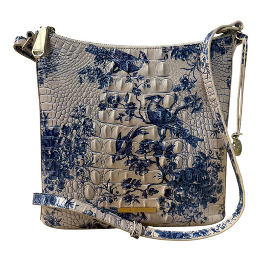 Crossbody Designer By Brahmin In Blue, Size:Medium