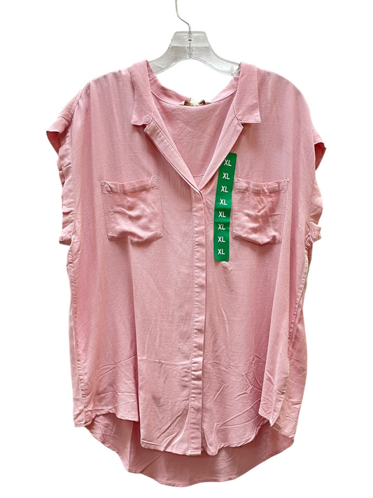 Top Ss By Jachs Girlfirend In Pink, Size:Xl