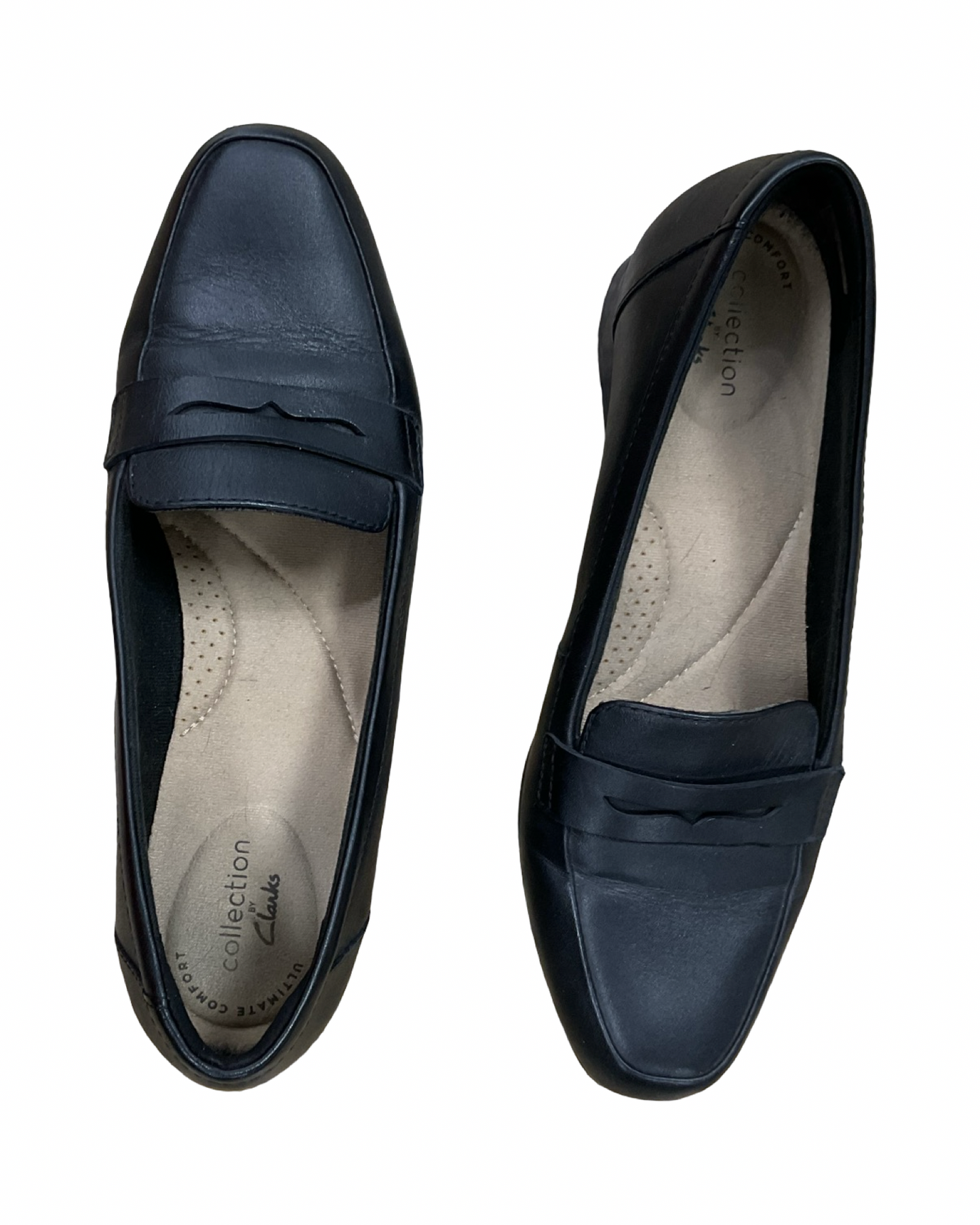 Shoes Flats By Clarks In Black, Size:8
