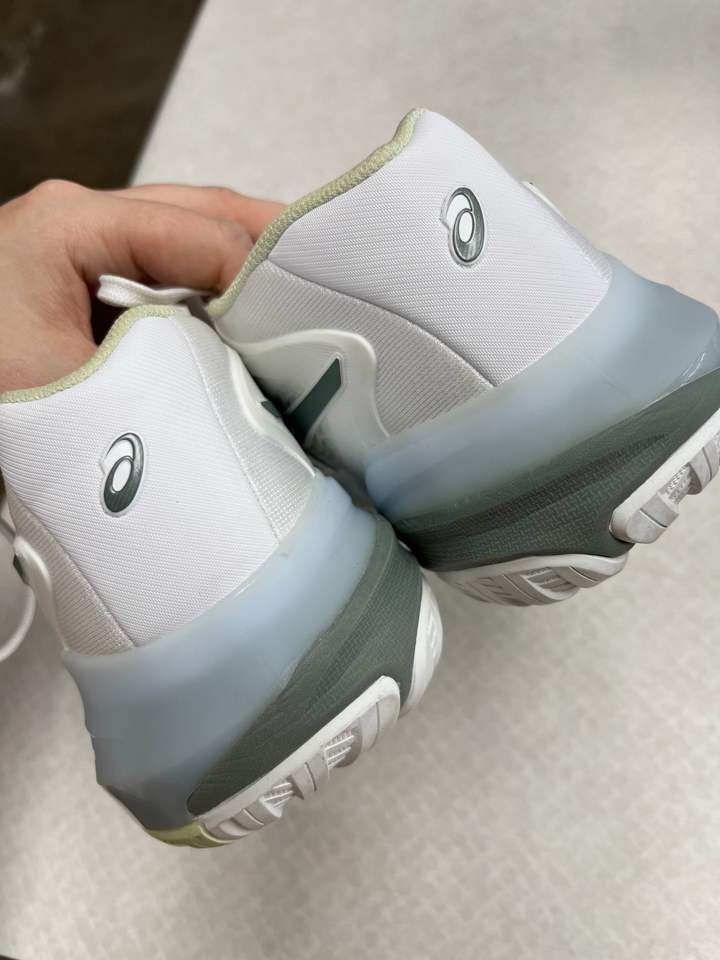 Shoes Athletic By Asics In Green & White, Size:8