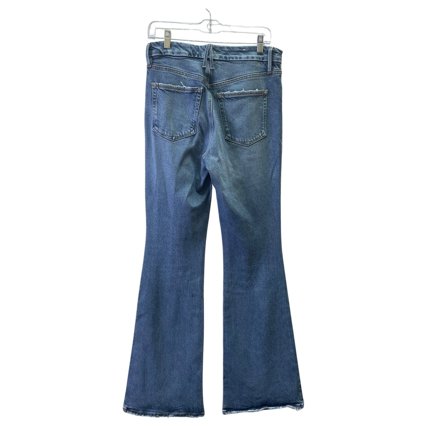Jeans Flared By Good American In Blue, Size:8