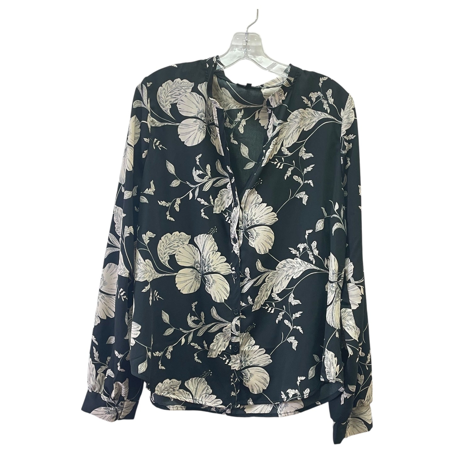 Top Ls By Fashion Nova In Black & Cream, Size:L