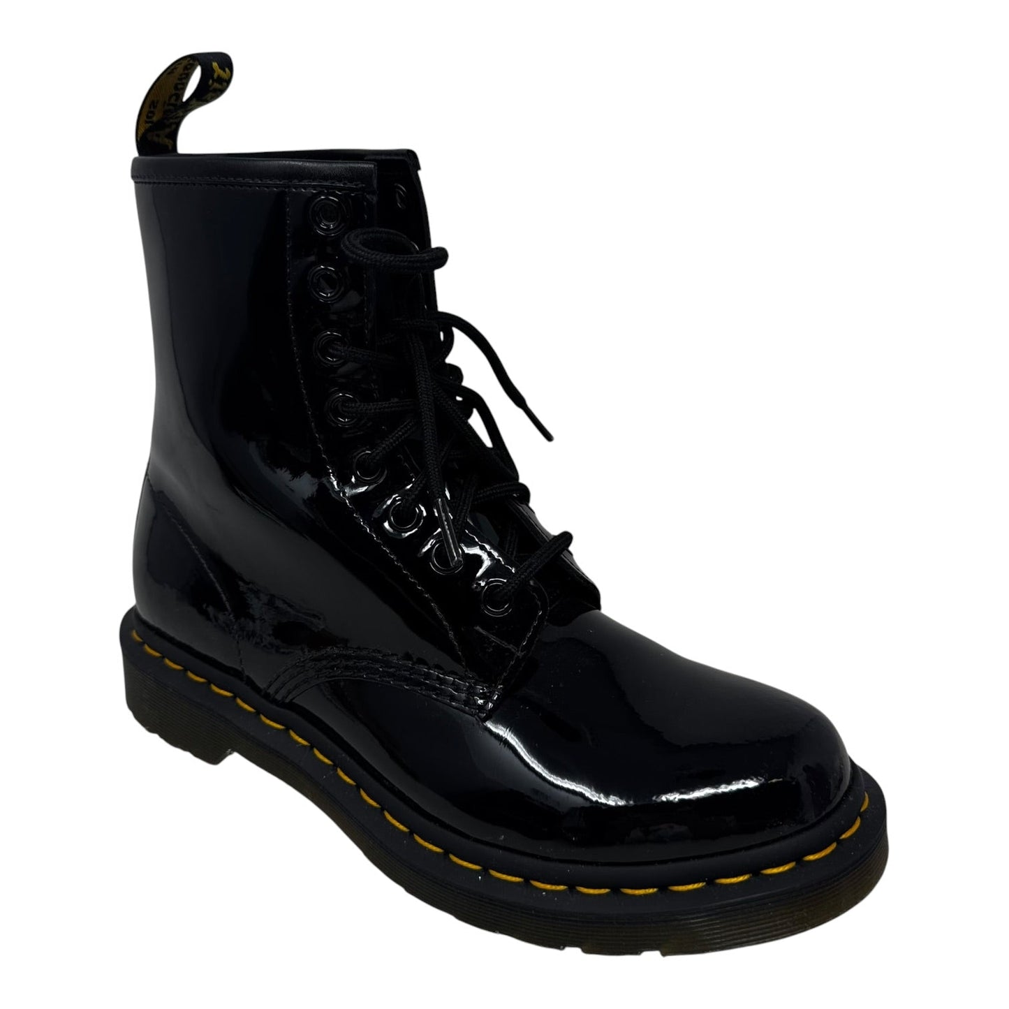 Patent 1460 Boots Combat By Dr Martens In Black, Size: 8