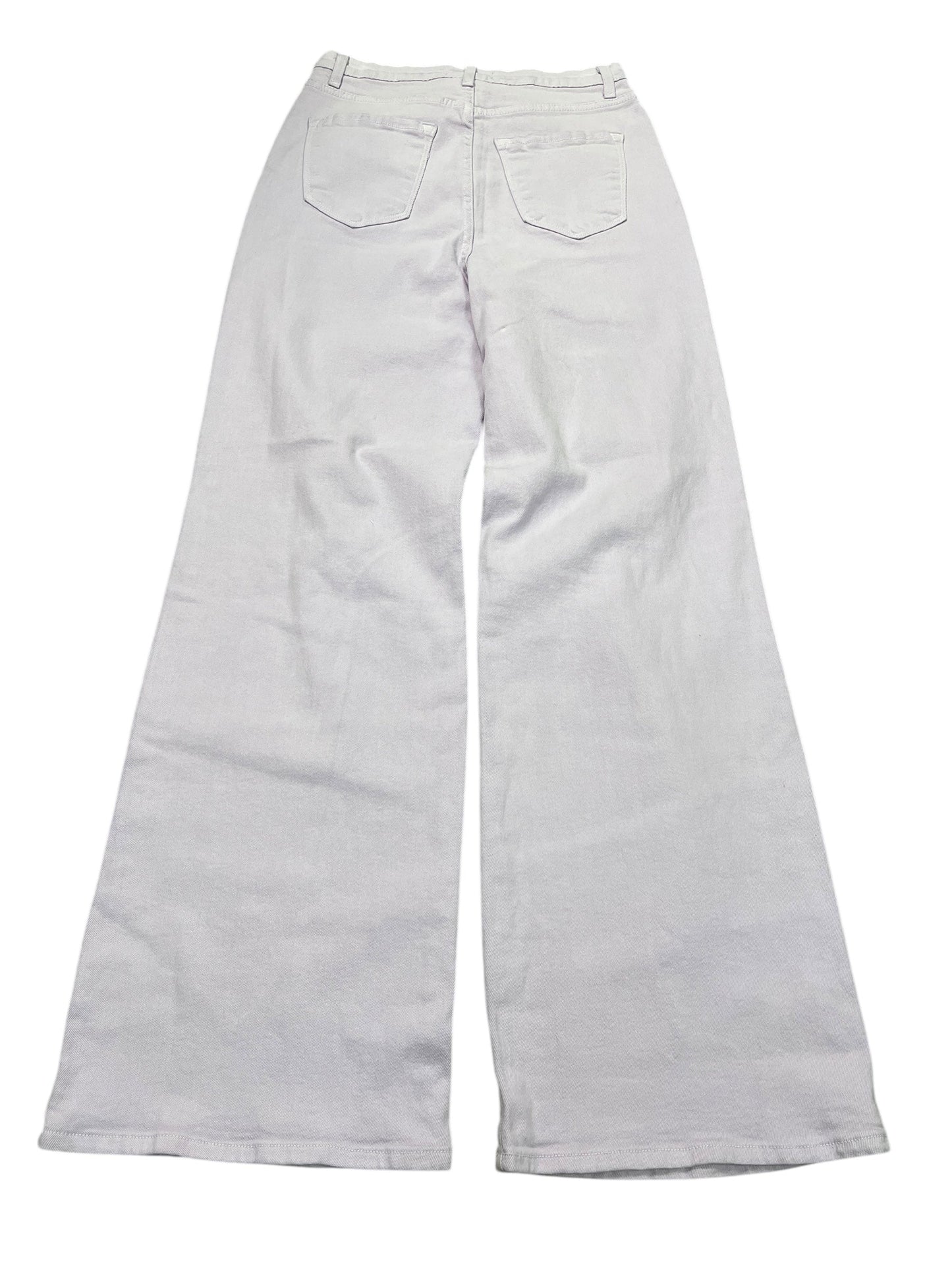Jeans Wide Leg By VIBRANT In Purple Denim, Size:10