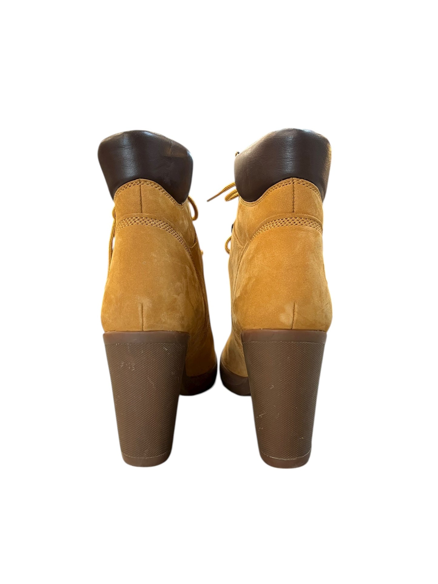 Boots Mid-Calf Heels By Timberland In Tan, Size:10