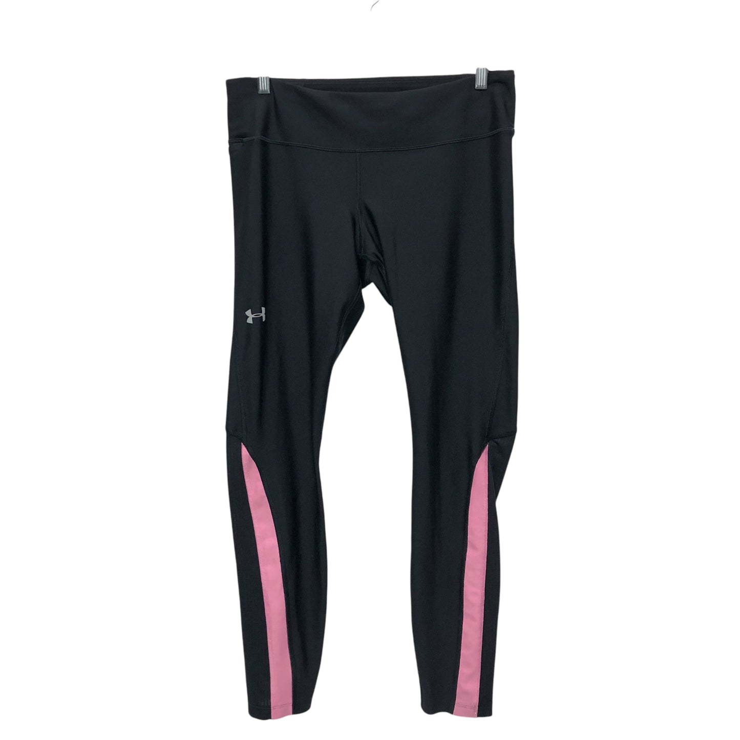 Athletic Pants By Under Armour In Black & Pink, Size:L