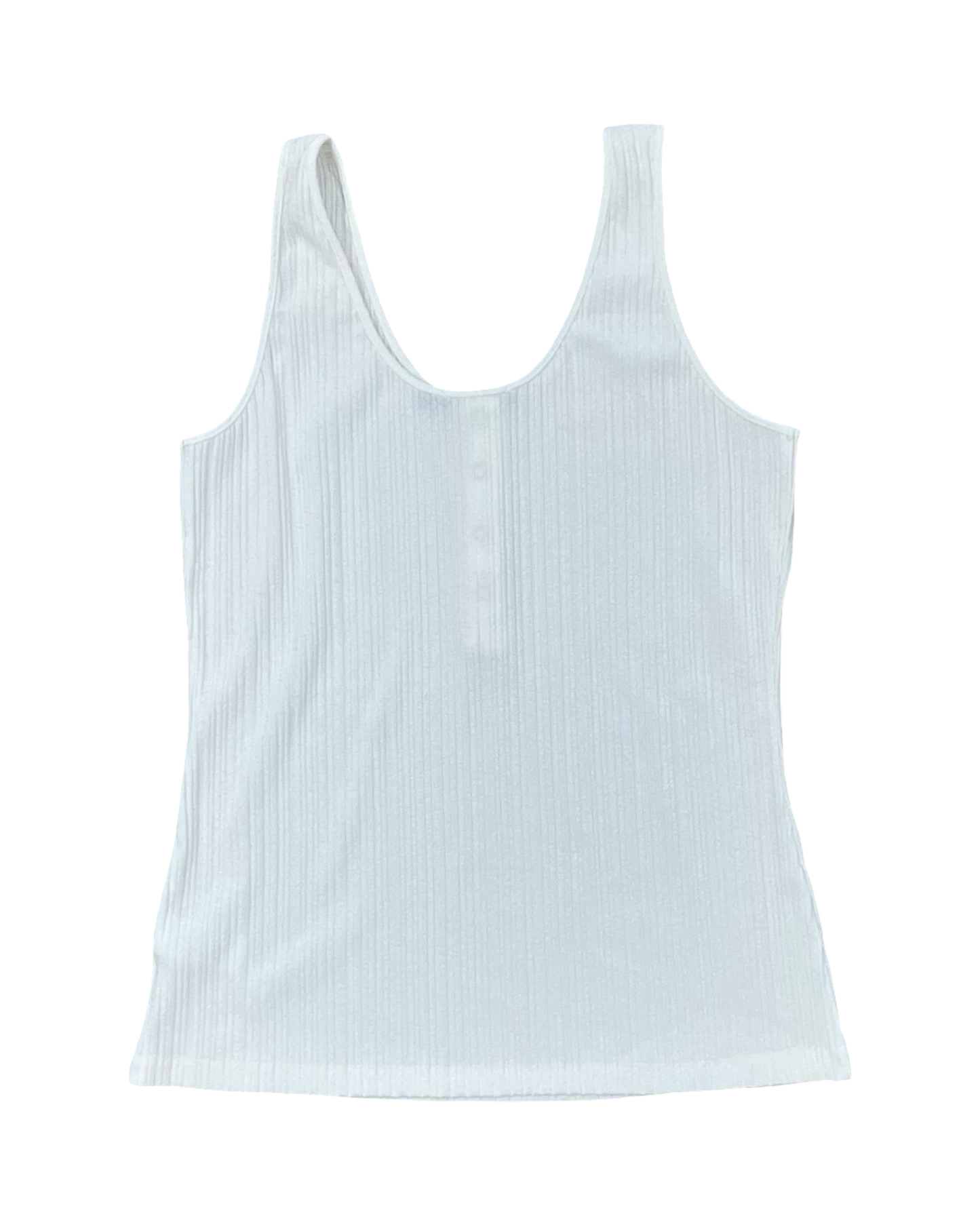 Top Sleeveless By Doe & Rae In White, Size:M