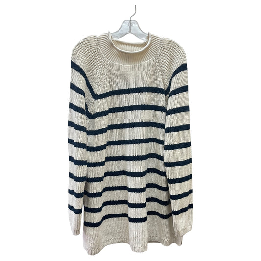 Sweater By Talbots In Blue & Cream, Size:2X