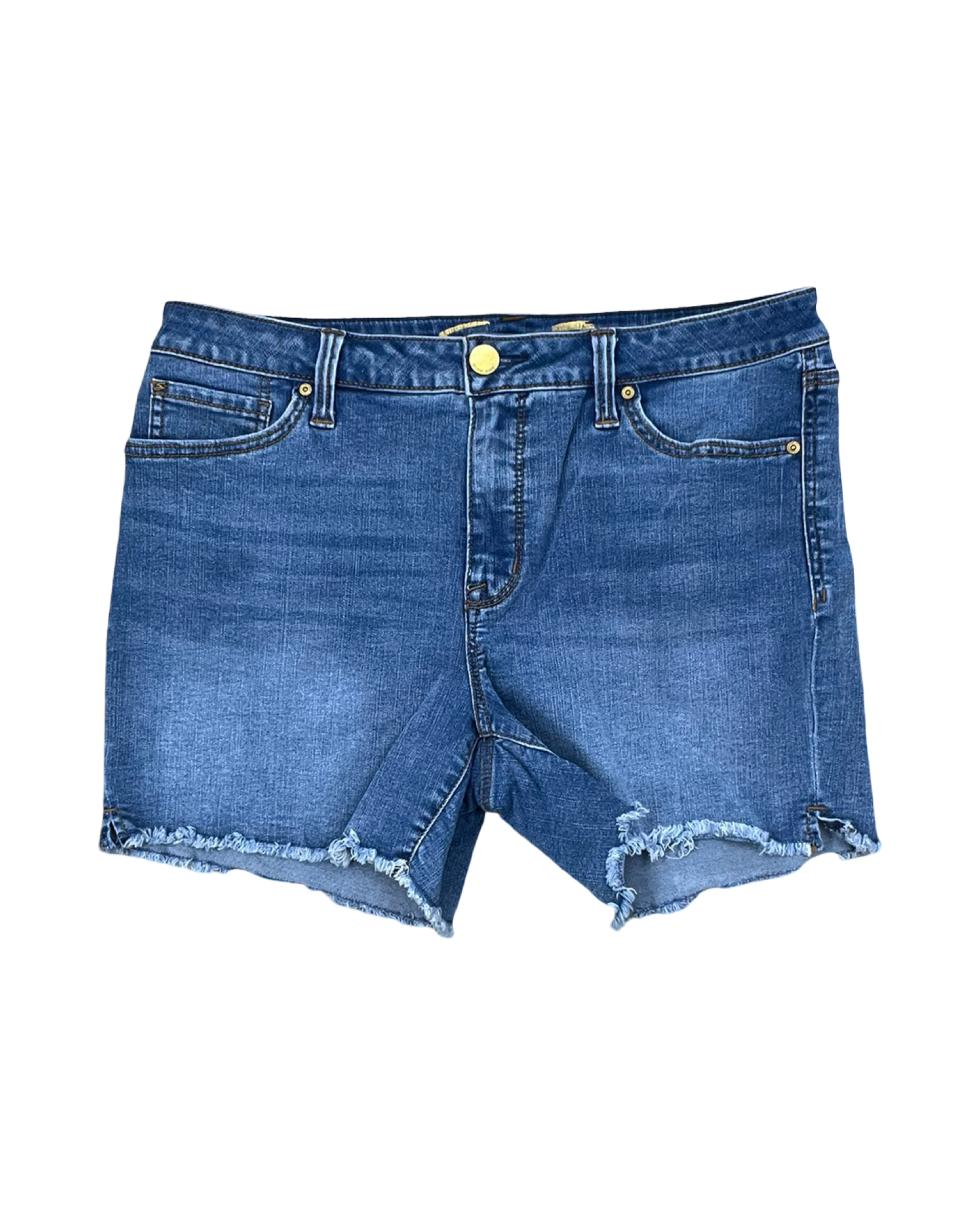 Shorts By Seven 7 In Blue Denim, Size:14
