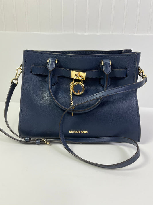 Handbag Designer By Michael Kors In Navy, Size:Medium