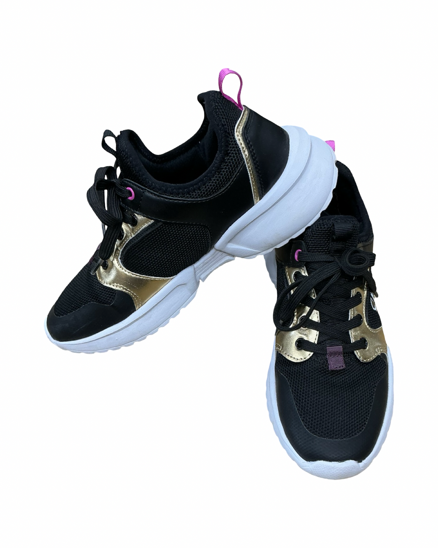 Shoes Athletic By    Clothes Mentor In Black & White, Size:8