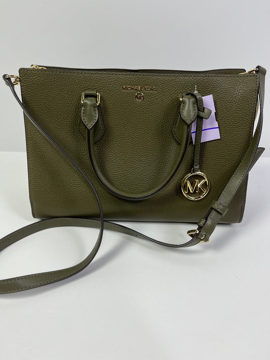 Handbag Designer By Michael Kors In Green, Size:Medium