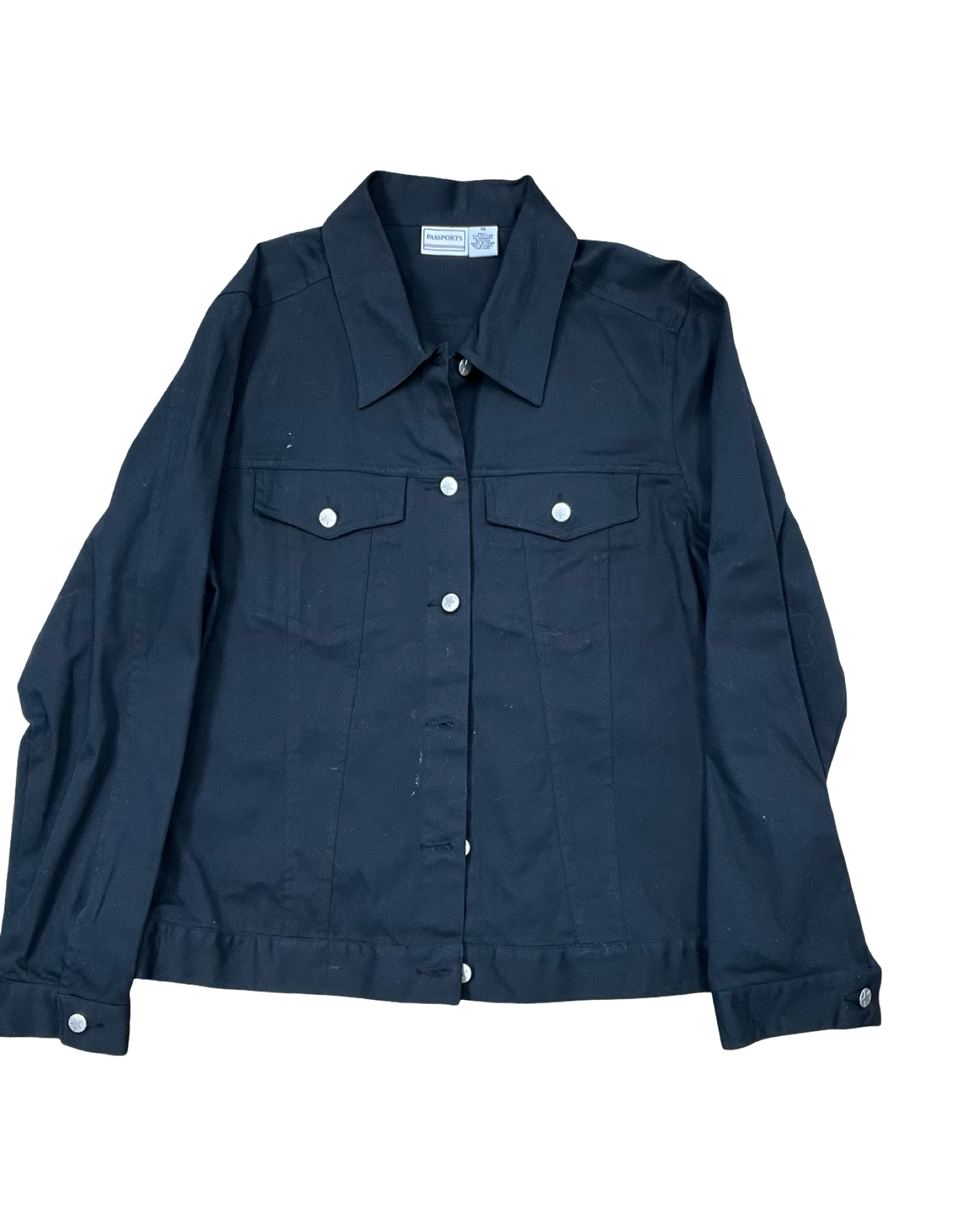 Jacket Shirt By Passport In Black, Size:L