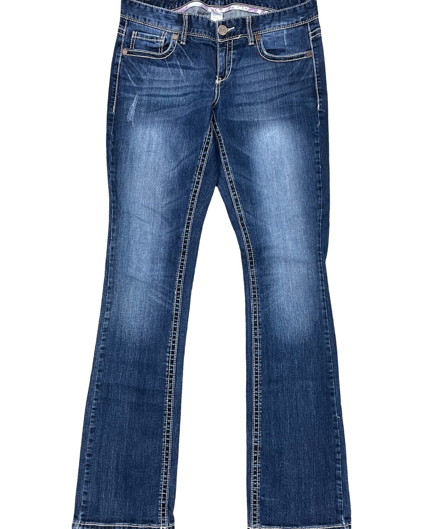 Jeans Straight By Maurices In Blue Denim, Size:8L