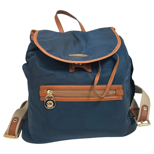 Backpack Designer By Michael Kors In Blue, Size:Medium