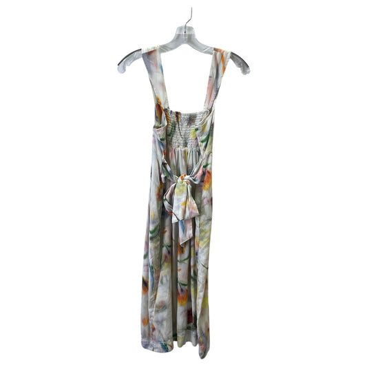 Dress Casual Midi By Pilcro In White & Yellow, Size:Xs
