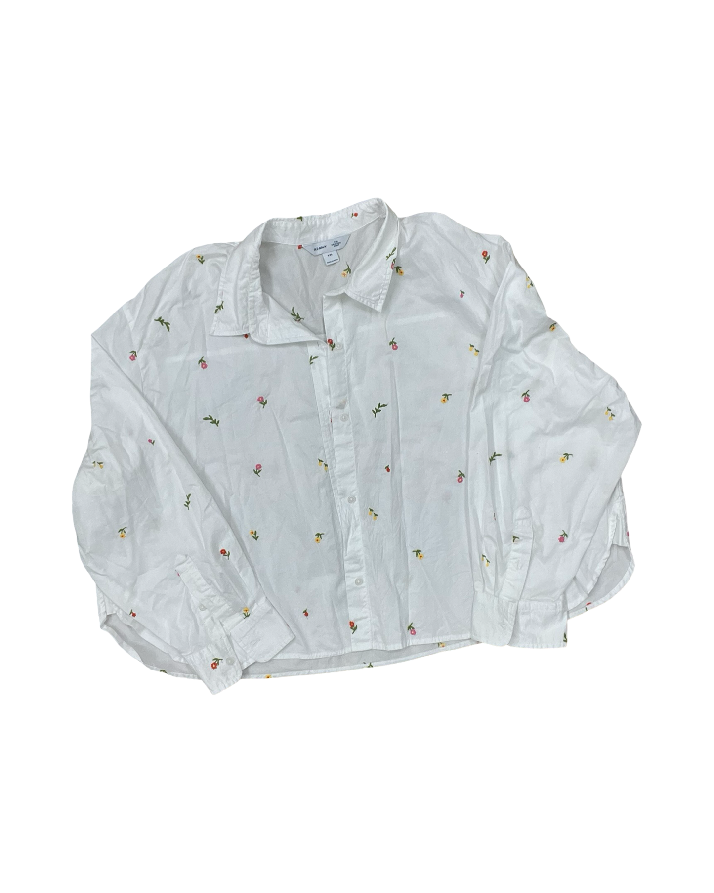 Top Ls By Old Navy In White, Size:Xxl