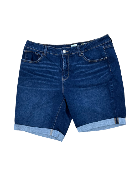 Shorts By Time And Tru In Blue Denim, Size:18