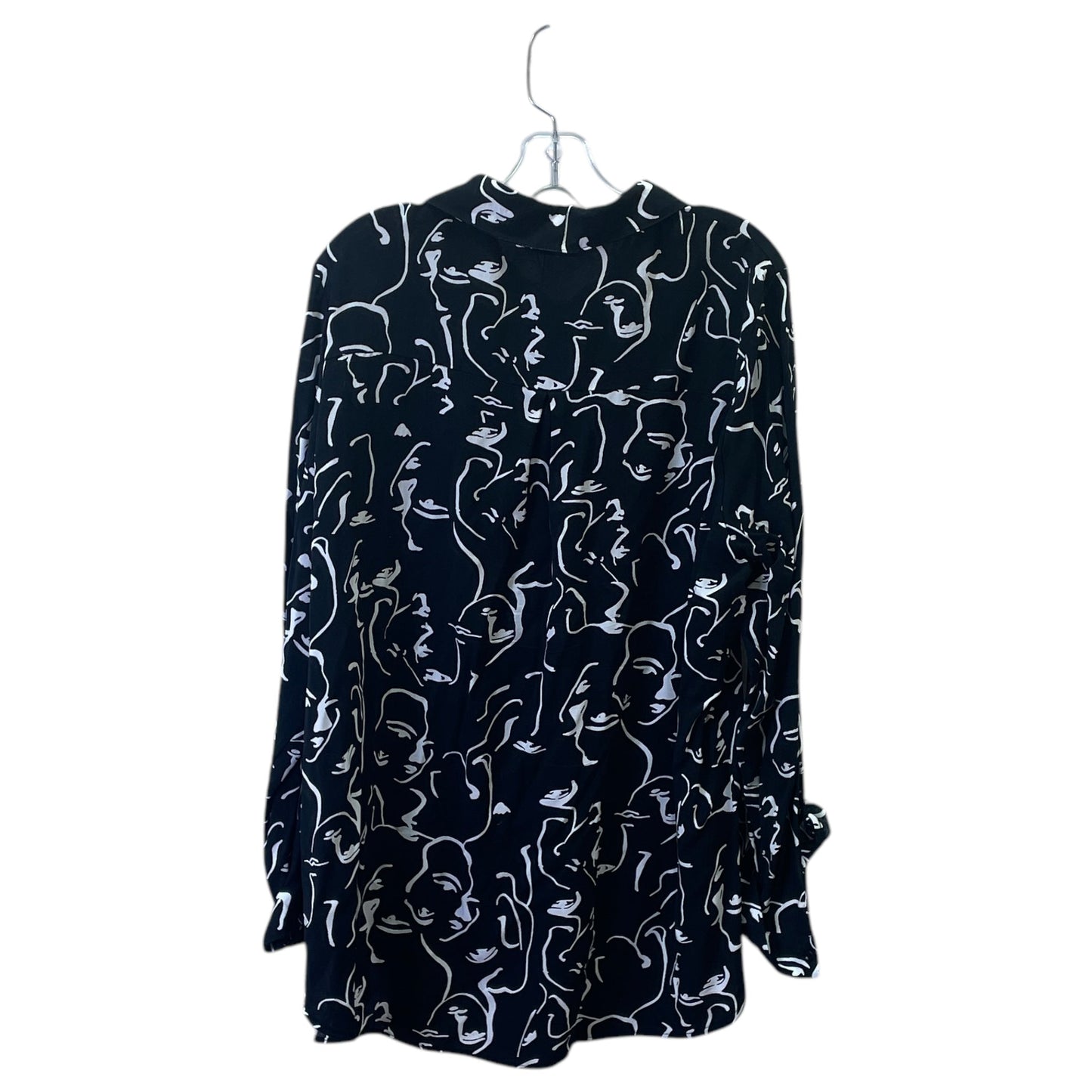 Top Ls By Big Dart In Black, Size:3X