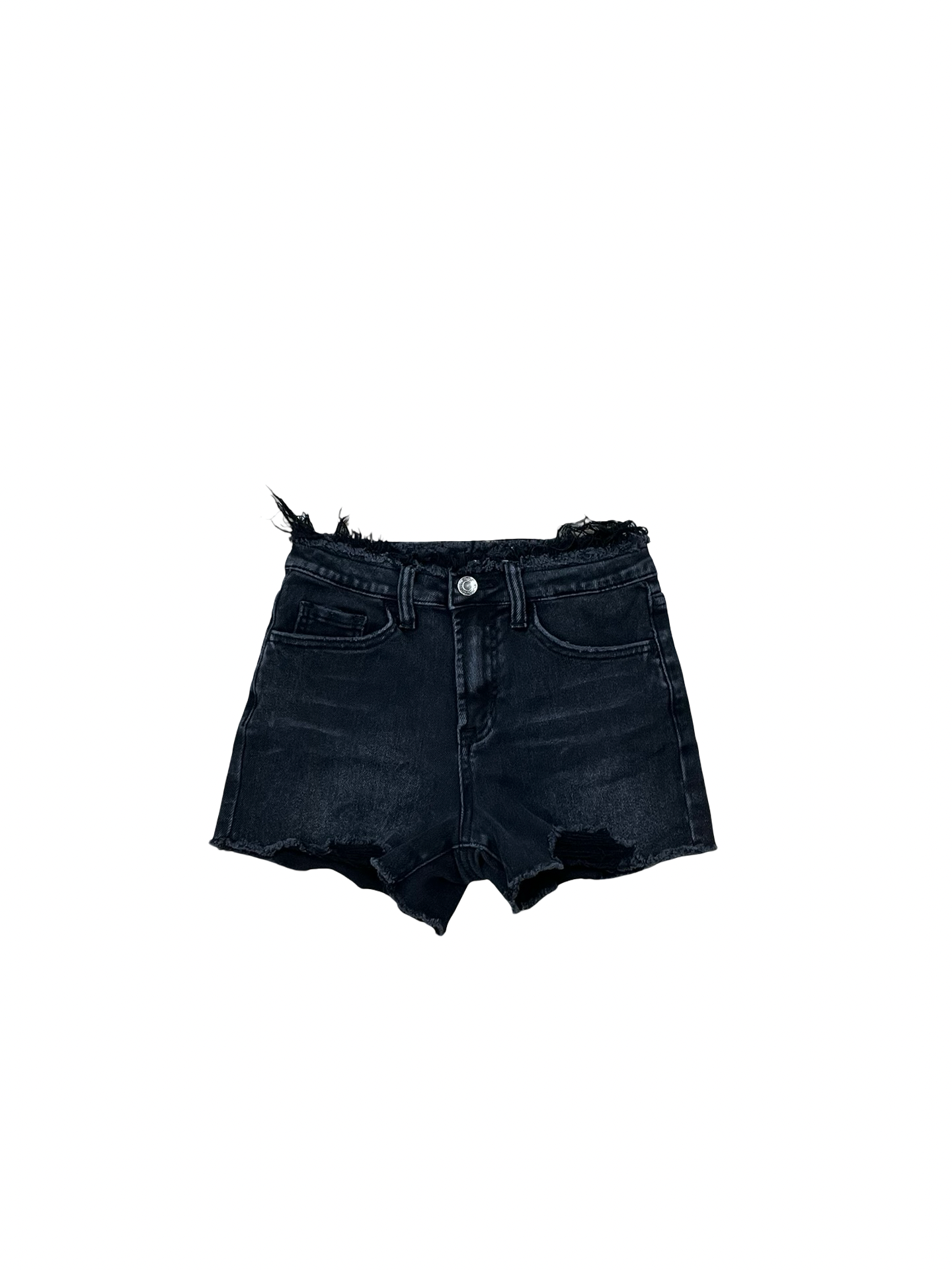 Shorts By Vervet In Black Denim, Size:Xs